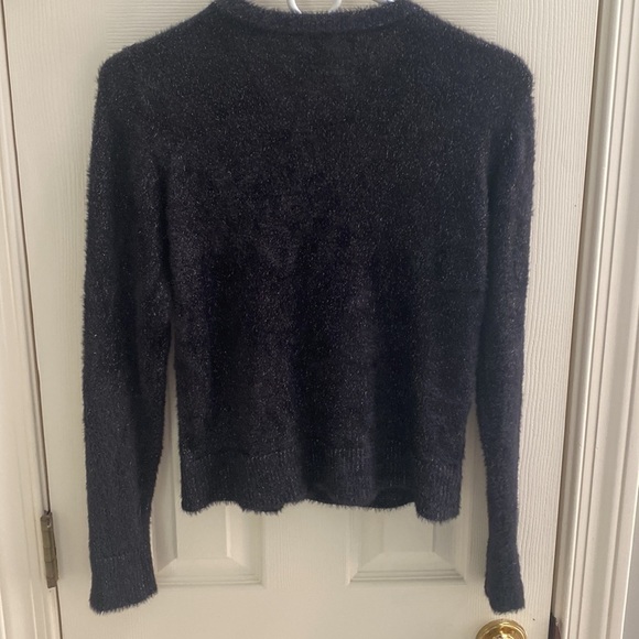 NWOT Cute black Cat & Jack sweater with buttons girls size 10/12 - Picture 2 of 6